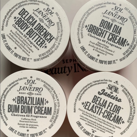 X4 Sol de Janeiro Body Cream Butter Bum Set - Picture 4 of 5